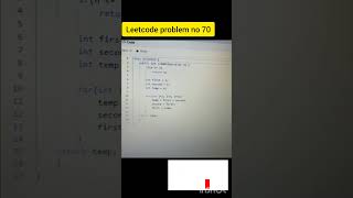 Climbing stairs  Leetcode problem solving leetcode java shots [upl. by Assirod]