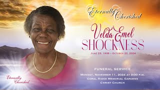 Celebration of Life  VELDA EMEL SHOCKNESS [upl. by Esila101]