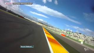 Valencia 2014  Ducati OnBoard [upl. by Natsyrt]