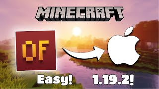 HOW TO INSTALL OPTIFINE FOR MINECRAFT 1193 ON MAC  Tutorial [upl. by Ellan37]