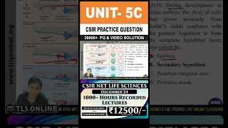 CSIR Practice Question  Unit 5 Developmental  Topic C Morphogenesis amp organogenesis in animals [upl. by Alliuqahs660]