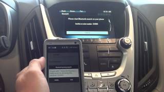 Pairing phones to 2014 Chevrolet MyLinkTexting Alerts [upl. by Diraj]