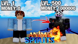 Anime Spirits Beginners Guide How to Level Up Best Way FULL GUIDE Roblox [upl. by Joseito]