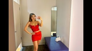 Mall Outfits Try On Haul Valentina Victoria [upl. by Norry758]