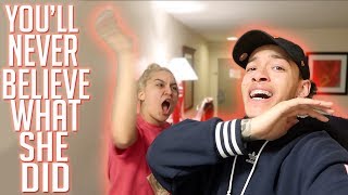 CHEATING ON GIRLFRIEND PRANK SHE CALLED HER BROTHERS [upl. by Repooc]