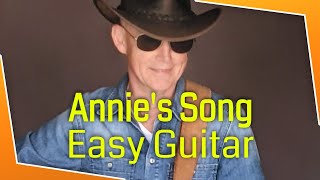 Annies Song Guitar Lesson  a quick guide to the intro [upl. by Bonnice637]