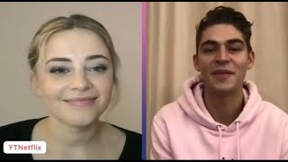 Hero Fiennes Tiffin and Josephine Langford Ask Each Other Anything [upl. by Oirevas158]