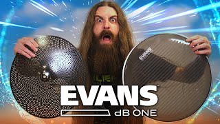 Evans dB One  Reduced Volume Drumheads amp Cymbals [upl. by Breban301]