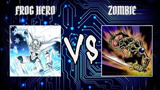 CocainorsoFrog Hero vs pjdarknessZombie  Yugioh Edison Format  Dueling Book [upl. by Rheba]