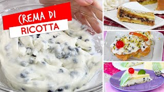 Crema di ricotta siciliana ricetta originale perfetta [upl. by Lseil]