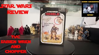 Star Wars Toy Review Sabien Wren And Chopper [upl. by Topping]