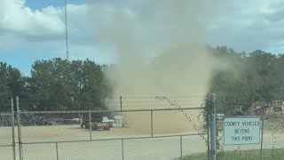 Wild Weather Dothan Dust Devil caught on camera [upl. by Asyral]