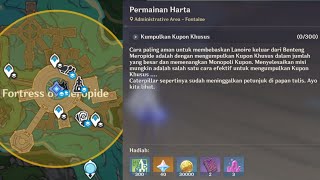 Permainan Harta  Kumpulkan Kupon Khusus 0300  Fontaine  Genshin Impact [upl. by Corney]