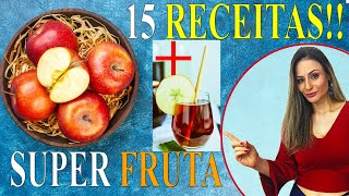 CURA TUDO  15 Benefícios da Maçã  15 RECEITAS para TRATAMENTOS 🍎🍎 [upl. by Eanel359]