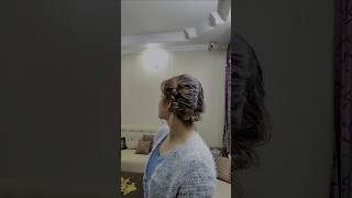 Cute winter hairstyle  Easy Crown Hairstyle 💙💙 Hair Tutorial ✨️ [upl. by Eiramanin260]