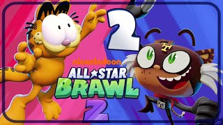 Nickelodeon AllStar Brawl 2 Walkthrough Part 2 PS4 Garfield  El Tigre [upl. by Tamberg]