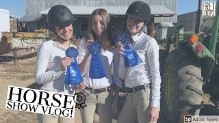 Horse Show Vlog  IEA  FRET LOOPS [upl. by Mutua]