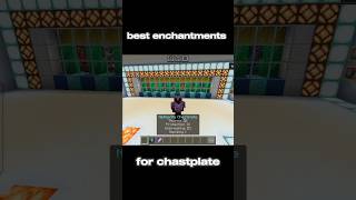 Best enchantments for chestplateshorts [upl. by Hiram]