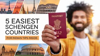 5 Easiest Schengen countries for Indians  Schengen Visa for Indians application [upl. by Ariaec105]