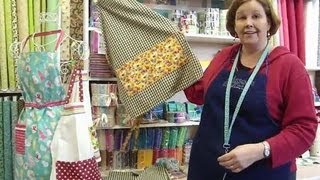 Make an Apron Using Tea Towels  Part 1 of 2 [upl. by Irot922]