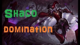 Shaco Domination  Dark Harvest Full AD Shaco League of Legends Full Gameplay [upl. by Carpio]