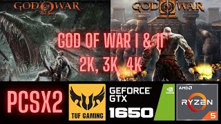 GOD OF WAR 1  Configurações Texturas em HD 4K 60 FPS  PCSX2 2024 [upl. by Zedekiah812]