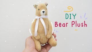 DIY Teddy Bear Plush [upl. by Ymmot]