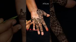 Khafif mehndi design hennadesign mehendi mehandi viralvideo trending ytshorts Zuhaartss [upl. by Pihc184]