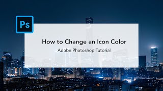 How to change color of svg icons in Photoshop [upl. by Yromem867]