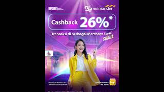 Cashback 26 Transaksi di berbagai Merchant Livin Sukha [upl. by Nollat]