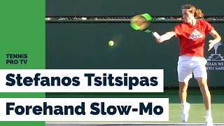 Stefanos Tsitsipas Forehand Practice SlowMo  2019 [upl. by Alfredo260]