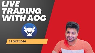 22 Oct 2024  Live Trading using AOC niftychainaoc [upl. by Rinaldo113]