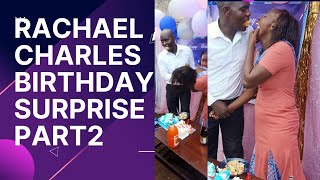 RACHEL CHARLES WAKABA EMOTIONAL BIRTHDAY SURPRISE AND CAKE CUTTING PART 2 [upl. by Gladine130]