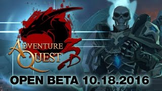 AdventureQuest 3D OPEN BETA 10182016 [upl. by Meggs877]