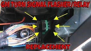 REPLACING THE TURN SIGNAL FLASHER RELAY IN MY 2002 CHEVY S10 XTREME [upl. by Palmira]