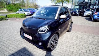 EAutomobile  smart EQ fortwo cabrio Vollelektrisch Kleinstwagen Review [upl. by Alarice]