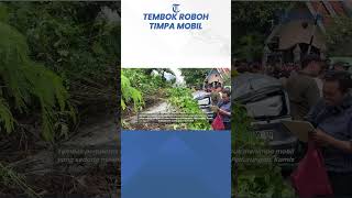 Musibah Mobilio Ringsek Tertimpa Tembok Milik Yayasan Semarang [upl. by Griselda]