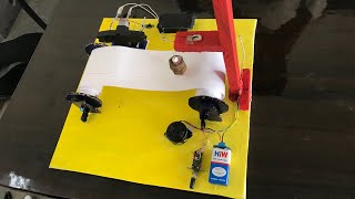 Seismograph graph working model  Earthquake Alarm [upl. by Etnahsal880]