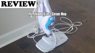 Review PurSteam 10in1 Steam Mop  Floor Steamer 2024  Watch Before You Buy [upl. by Un]