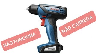 parafusadeira bosch não funciona não carrega como consertar [upl. by Hsuk]