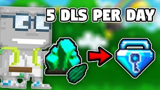 Farming Aqua Cave Crystal  Growtopia Easy Profit [upl. by Ailaro]