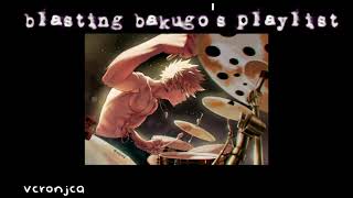 blasting bakugos playlist on the drums [upl. by Nohtanhoj]