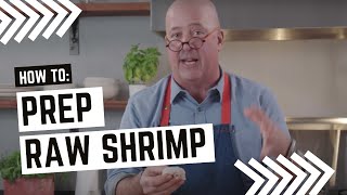 Andrew Zimmern Cooks How to Prep Raw Shrimp [upl. by Iaverne]