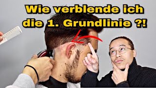 Wie verblende ich die 1 Grundlinie  Haare schneiden Tutorial  Wahl Magic Clip Cordless  NUYÄN [upl. by Nanis]