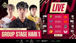 LIVE  HARI KE1  Fase Grup Kejuaraan Dunia M5  ID [upl. by Ttelracs902]