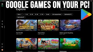 Run Google Play Store Games on Your Windows PC [upl. by Aicilic]