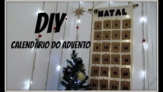 DIY CALENDÁRIO DO ADVENTO LETICIA ARTES [upl. by Stormi]