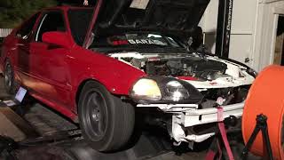 B20Vtec All Motor Dyno 250 Horsepower [upl. by Gilli643]