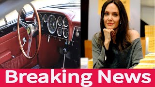 Vintage Ferrari Owned By Angelina Jolie To Be Sold At Paris Auction Report [upl. by Ycnaf]