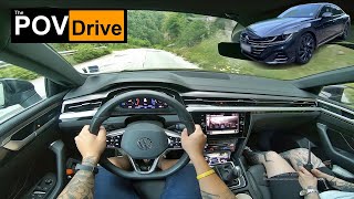 2023 VW Arteon 20TDI RLine 200hp  POV Test Drive [upl. by Hamaso]